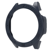 For Huawei Watch GT 4 Half Cover PC Watch Protective Case with Scale(Dark Blue)