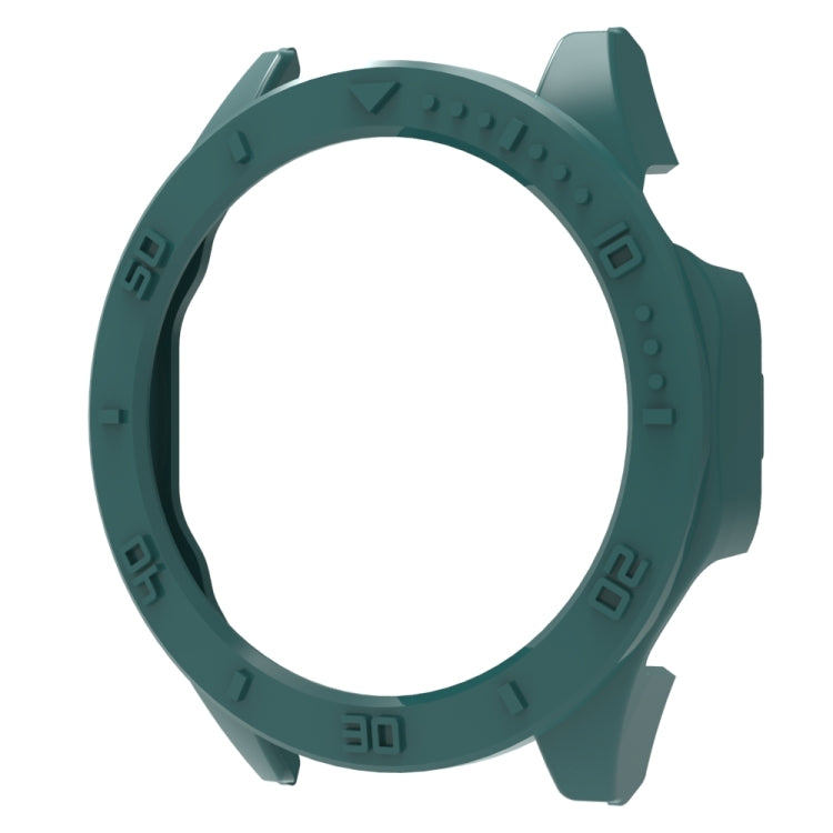 For Huawei Watch GT 4 Half Cover PC Watch Protective Case with Scale(Green)