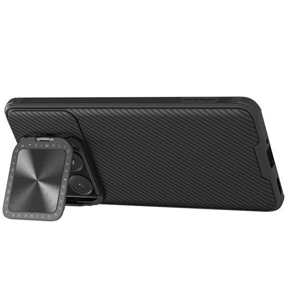 For Xiaomi Redmi K70/K70 Pro NILLKIN Black Mirror Prop CD Texture Mirror Phone Case(Black)