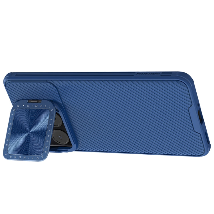 For Xiaomi Redmi K70/K70 Pro NILLKIN Black Mirror Prop CD Texture Mirror Phone Case(Blue)