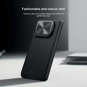 For Xiaomi 14 Pro NILLKIN Black Mirror Prop CD Texture Mirror MagSafe Magnetic Phone Case(Blue)