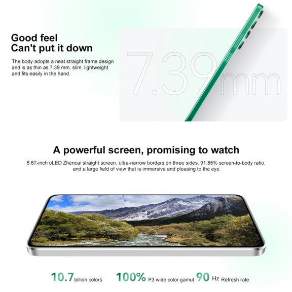 HUAWEI nova 11 SE, 256GB, Screen Fingerprint Identification, 6.67 inch HarmonyOS 4.0 Qualcomm Snapdragon 680 Octa Core, Network: 4G, NFC, OTG, Not Support Google Play(White)