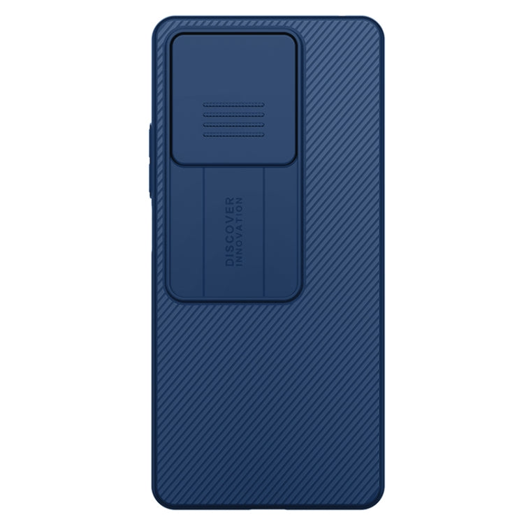 For Xiaomi Redmi Note 13 5G NILLKIN Black Mirror Series Camshield PC Phone Case(Blue)