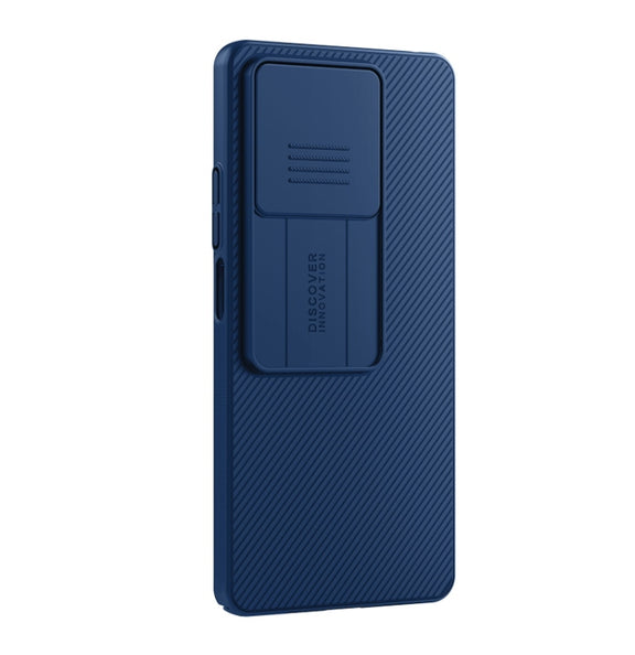 For Xiaomi Redmi Note 13 5G NILLKIN Black Mirror Series Camshield PC Phone Case(Blue)