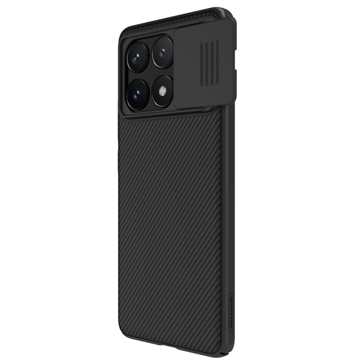 For Xiaomi Redmi K70E / Poco X6 Pro 5G NILLKIN Black Mirror Series Camshield PC Phone Case(Black)