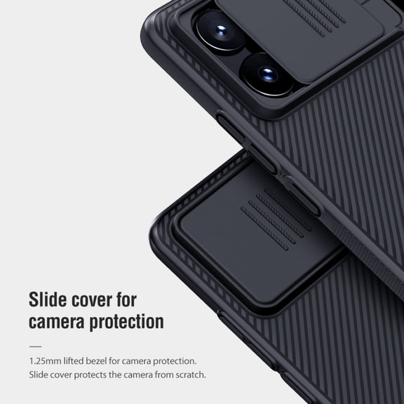 For Xiaomi Redmi K70E / Poco X6 Pro 5G NILLKIN Black Mirror Series Camshield PC Phone Case(Black)