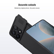 For Xiaomi Redmi K70E / Poco X6 Pro 5G NILLKIN Black Mirror Series Camshield PC Phone Case(Black)