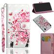 For Samsung Galaxy A81 / Note 10 Lite 3D Painting Pattern Horizontal Flip TPU + PU Leather Case with Holder & Card Slots & Wallet(Cat Under The Tree) - free shipping - PMC TechLife - Order now!