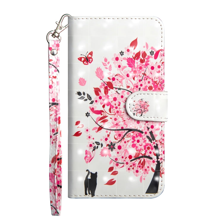 For Samsung Galaxy A81 / Note 10 Lite 3D Painting Pattern Horizontal Flip TPU + PU Leather Case with Holder & Card Slots & Wallet(Cat Under The Tree)