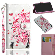 For Samsung Galaxy A81 / Note 10 Lite 3D Painting Pattern Horizontal Flip TPU + PU Leather Case with Holder & Card Slots & Wallet(Cat Under The Tree)