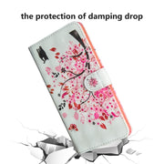 For Samsung Galaxy A81 / Note 10 Lite 3D Painting Pattern Horizontal Flip TPU + PU Leather Case with Holder & Card Slots & Wallet(Cat Under The Tree)
