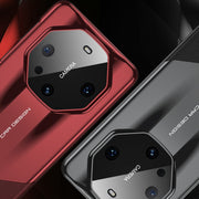 For Huawei Mate 60 GKK Leather Supercar Shockproof Phone Case(Red)
