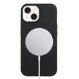 For iPhone 14 Wheat MagSafe Magnetic Straw Material + TPU Phone Case(Black) - iPhone 14 Cases by PMC TechLife | Online Shopping South Africa | PMC TechLife | Buy Now Pay Later Mobicred