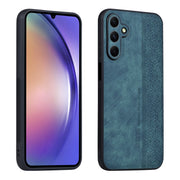 For Samsung Galaxy A15 AZNS 3D Embossed Skin Feel Phone Case(Dark Green)