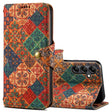 For Samsung Galaxy A14 5G Denior Flower Language Series Cork Fabric Oil Edge Leather Phone Case(Winter) - free shipping - PMC TechLife - Order now!