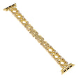 For Apple Watch 42mm Hearts Crossed Diamond Metal Watch Band(Gold) - free shipping - PMC TechLife - Order now!
