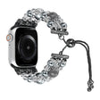 For Apple Watch 42mm Beaded Onyx Retractable Chain Watch Band(Grey) - free shipping - PMC TechLife - Order now!