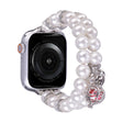 For Apple Watch Series 9 41mm Beaded Dual Row Pearl Bracelet Watch Band(White) - free shipping - PMC TechLife - Order now!