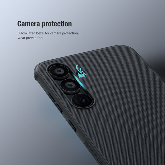 For Samsung Galaxy A55 NILLKIN Frosted Shield Pro PC + TPU Phone Case(Black)