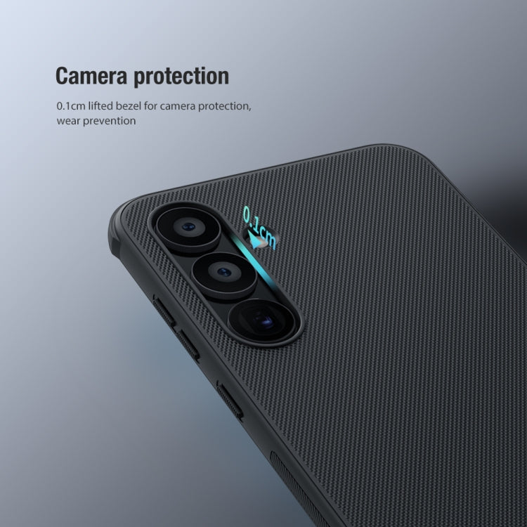 For Samsung Galaxy A55 NILLKIN Frosted Shield Pro PC + TPU Phone Case(Blue)