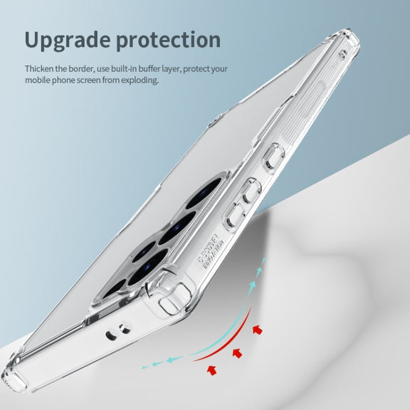 For Samsung Galaxy S24 Ultra 5G NILLKIN PC + TPU Phone Case(Transparent)