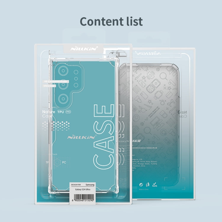 For Samsung Galaxy S24 Ultra 5G NILLKIN PC + TPU Phone Case(Transparent)