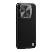 For Xiaomi 14 Pro NILLKIN Textured Prop Lens Protection Holder Nylon Phone Case(Black)