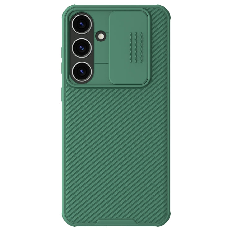 For Samsung Galaxy S24+ 5G NILLKIN Black Mirror Pro Series Camshield PC Phone Case(Green)