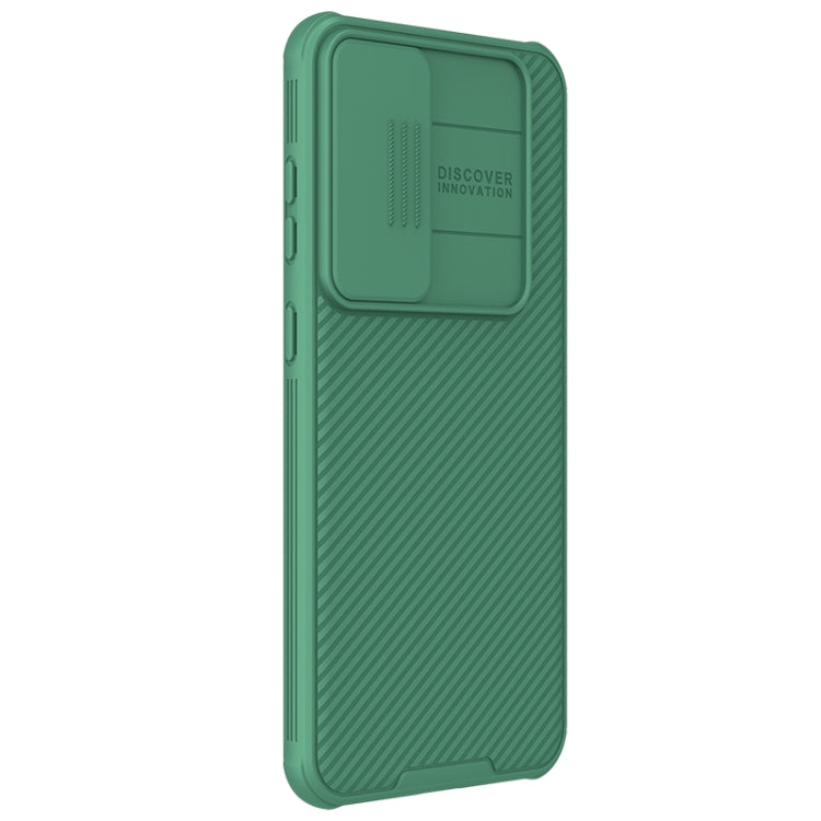 For Samsung Galaxy S24+ 5G NILLKIN Black Mirror Pro Series Camshield PC Phone Case(Green)