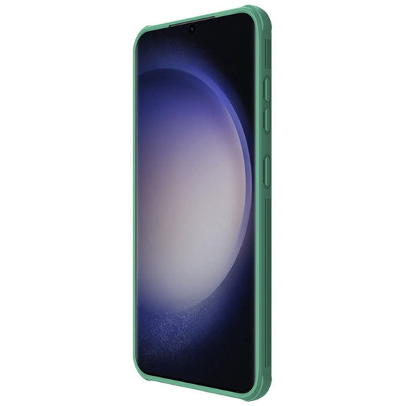 For Samsung Galaxy S24 5G NILLKIN Black Mirror Pro Series Camshield PC Phone Case(Green)