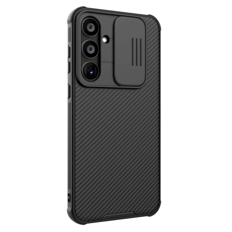 For Samsung Galaxy A55 NILLKIN Black Mirror Pro Series Camshield PC Phone Case(Black)