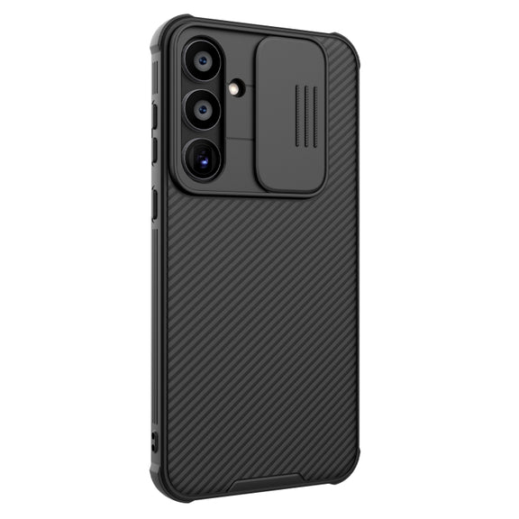 For Samsung Galaxy A55 NILLKIN Black Mirror Pro Series Camshield PC Phone Case(Black)