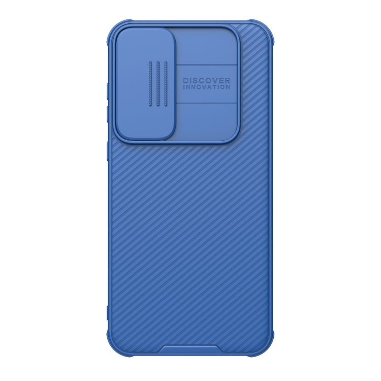 For Samsung Galaxy A55 NILLKIN Black Mirror Pro Series Camshield PC Phone Case(Blue)
