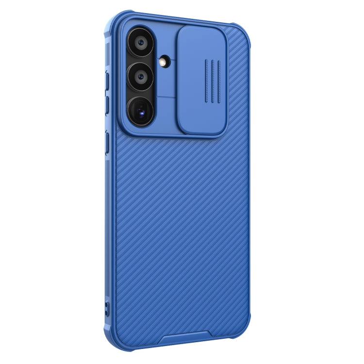For Samsung Galaxy A55 NILLKIN Black Mirror Pro Series Camshield PC Phone Case(Blue)