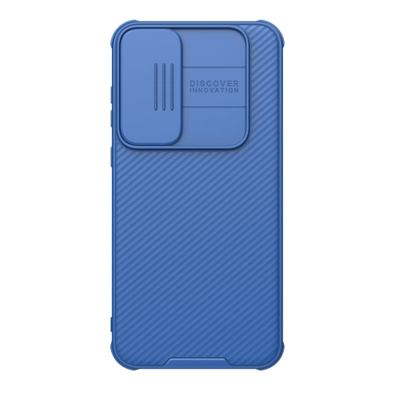 For Samsung Galaxy A55 NILLKIN Black Mirror Pro Series Camshield PC Phone Case(Blue)