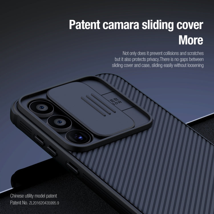 For Samsung Galaxy A55 NILLKIN Black Mirror Pro Series Camshield PC Phone Case(Green)