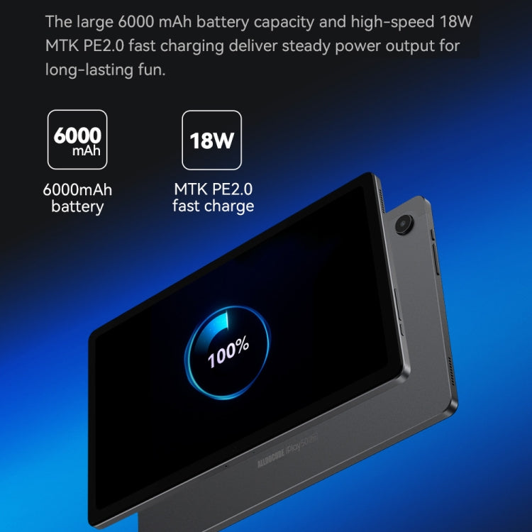 ALLDOCUBE iPlay 50 Pro Max 4G LTE Tablet, 8GB+256GB, 10.4 inch Android 13 Helio G99 Octa Core Support Dual SIM(Grey)