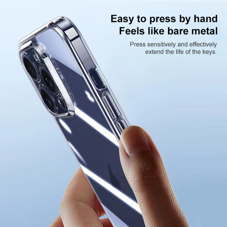 For iPhone 13 Integrated Ultra-thin Crystal Glass Phone Case(Transparent)
