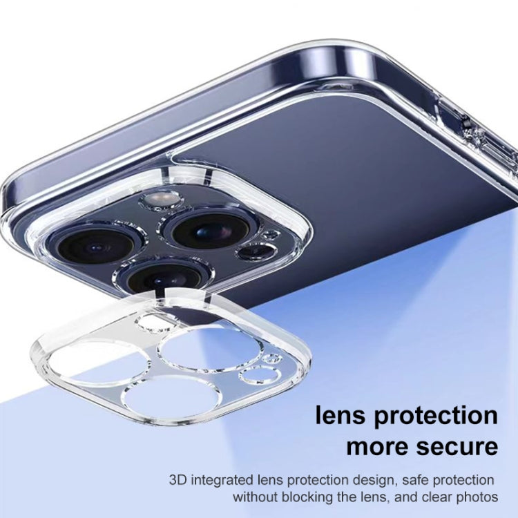 For iPhone 13 Integrated Ultra-thin Crystal Glass Phone Case(Transparent)