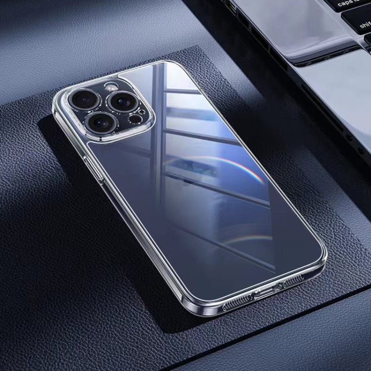 For iPhone 13 Integrated Ultra-thin Crystal Glass Phone Case(Transparent)