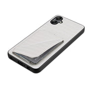 For Samsung Galaxy A32 5G Denior Imitation Crocodile Leather Back Phone Case with Holder(White)