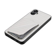 For Samsung Galaxy S23+ 5G Denior Imitation Crocodile Leather Back Phone Case with Holder(White)