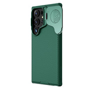 For Samsung Galaxy S24 Ultra 5G NILLKIN Black Mirror Prop CD Texture Mirror MagSafe Magnetic Phone Case(Green)