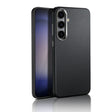 For Samsung Galaxy S24 5G Magsafe Magnetic Plain Leather Phone Case(Black) - Galaxy S24 5G Cases by PMC TechLife | Online Shopping South Africa | PMC TechLife