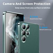 For Samsung Galaxy S23 Ultra 5G MagSafe Magnetic Plain Metal Phone Case(Green)