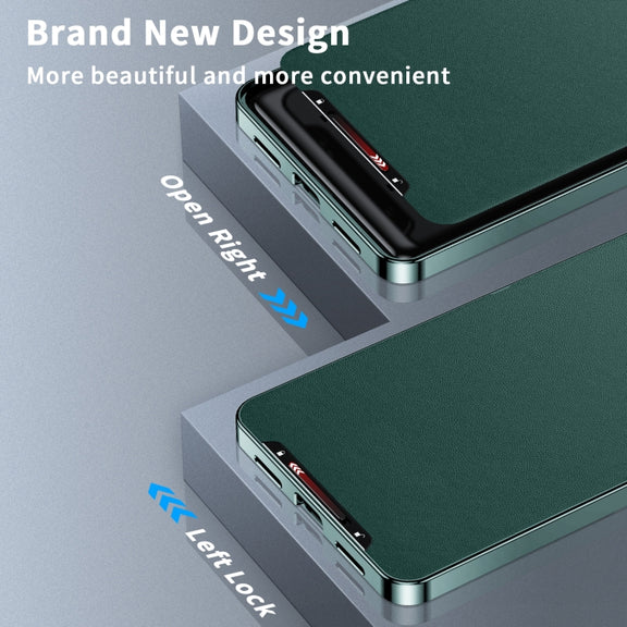 For Samsung Galaxy S24 Ultra 5G MagSafe Magnetic Plain Metal Phone Case(Green)