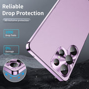 For Samsung Galaxy S24 Ultra 5G MagSafe Magnetic Plain Metal Phone Case(Purple)