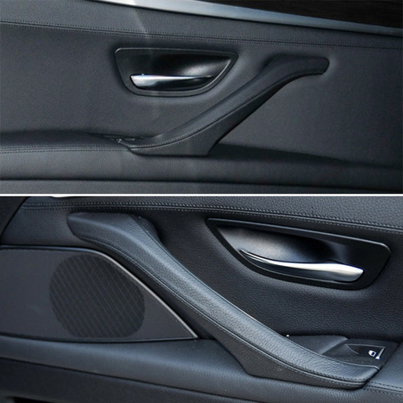 For BMW F10 / F18 5 Series 7pcs Car Inside Doors Handle Pull Trim Cover, Right Driving, 51417225874(Grey)