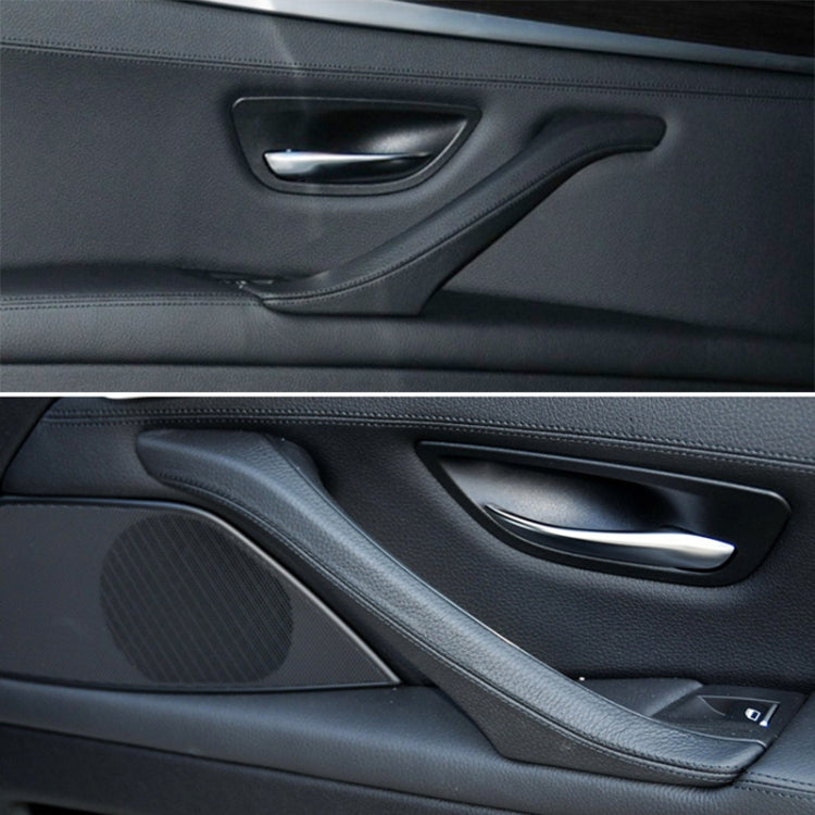 For BMW F10 / F18 5 Series 7pcs Car Inside Doors Handle Pull Trim Cover, Right Driving, 51417225874(Grey)