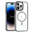 For iPhone 14 Pro MagSafe Magnetic Clear Phone Case(Black) - free shipping - PMC TechLife - Order now!